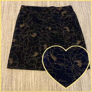 Ann Taylor Factory Floral Skirt - Size 16